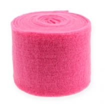 Felt ribbon pink 15cm 5m