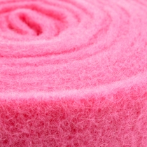 Felt ribbon pink 15cm 5m