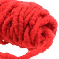 Product Felt cord Velcro Mirabell 25m red