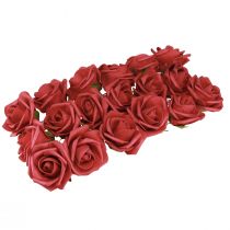 Product Foam Rose Foam Red Artificial Roses 7.5cm 18 pcs