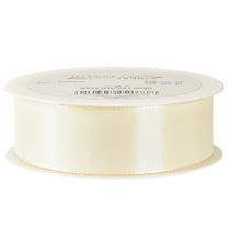Product Gift ribbon and decorative ribbon taffeta ribbon cream 40mm 50m