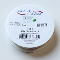 Product Gift ribbon with tulip pattern, creative for special occasions and seasonal decoration, 2.5cm wide, 18m long