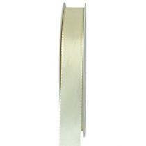 Product Gift and decoration ribbon taffeta ribbon cream 15mm 50m
