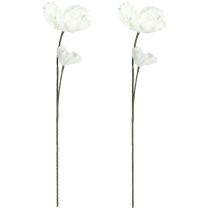 Product Large Foam Flowers Foam Artificial Flowers White 85cm 2pcs