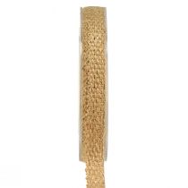 Product Jute Ribbon Rustic Decorative Ribbon Jute Natural Gold 12mm 10m