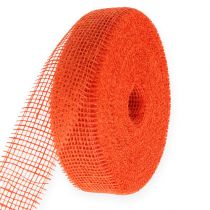 Product Jute ribbon orange 5cm 40m