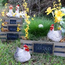 Product Ceramic Decoration Chicken Funny Easter Decoration Figure 16×12×12cm