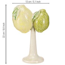 Product Ceramic decoration lemon vase Mediterranean table decoration H22cm