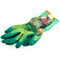 Product Kixx Nylon Gardening Gloves Size 10 Green