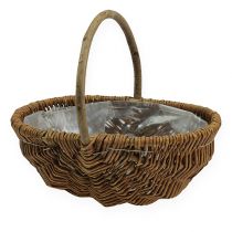 Product Potato basket 32/27.5/23.5cm with foil nature 3pcs