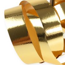 Curled ribbon shiny 19mm 100m gold