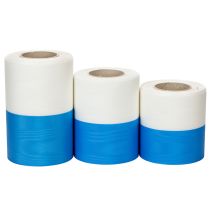 Product Moiré blue and white wreath ribbons