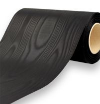 Wreath ribbon black 175mm 25m