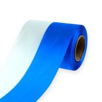 Product Wreath bands moiré blue-white 125 mm