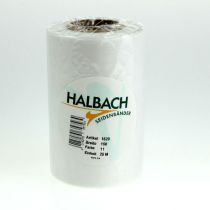 Product White wreath ribbon 150mm 25m