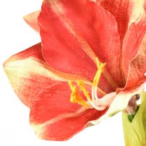 Product Artificial Amaryllis Pink and Cream – Large Stem Flower 76cm