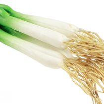 Product Artificial Spring Onions Decorative Vegetables L30cm 4 pcs