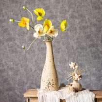 Product Artificial poppy decoration for living rooms and offices, 95cm