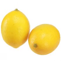 Product Artificial Lemons Decoration Fruit Ø4.5cm H6.5cm 12 pcs