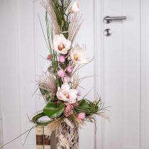 Artificial magnolia branches Pink artificial flowers H40cm 4pcs in bunch