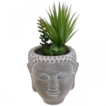 Product Artificial Succulent Flower Pot Buddha Ø12cm H25cm