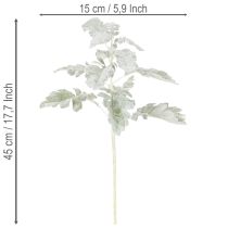 Product Artificial Senecio branch (ragwort), intricately crafted, 45cm, 3 pieces