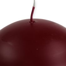 Ball candles 60mm old red 16pcs