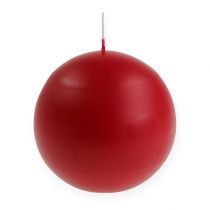 Product Ball candles 100mm red 6pcs