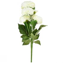 Product Artificial flowers decoration dahlias artificial white 50cm