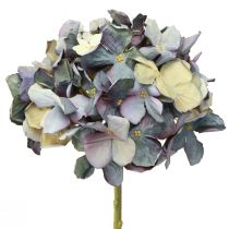 Product Artificial flowers in blue hydrangea large Ø15cm L58cm 2pcs