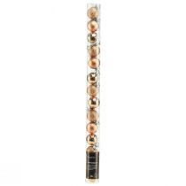 Product Mini Christmas tree balls bronze shatterproof Ø3cm H3.5cm 14pcs