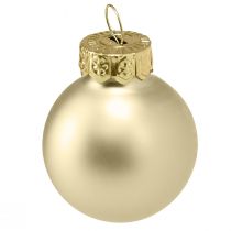 Product Mini Christmas tree balls glass pearl tree balls Ø2.5cm 22 pcs