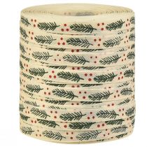 Product Sustainable curling ribbon gift ribbon Christmas with fir green 10mm 100m