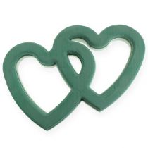 Wet floral foam duo heart 37cm with suction cup 2pcs