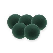 Floral foam ball mini dark green Ø9cm 10pcs