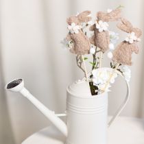 Product Easter bunny decorative figure for spring decorations and seasonal accents, 42cm, 8 pieces