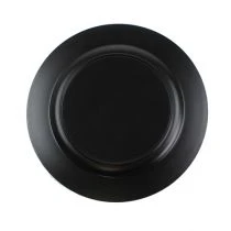 Product Plastic plate gold Ø17cm 10pcs