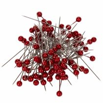 Product Pearl Head Pins Ø6mm 65mm Red for Decoration and Crafting