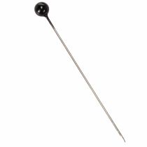 Product Black Pearl Head Pins Ø6mm Length 65mm – Pack of 100