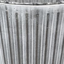Product Plant pot, decorative pot with handles, metal pot for planting Ø25.5cm