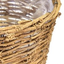 Product Plant basket plant pot planter natural vine Ø25cm H22,5cm