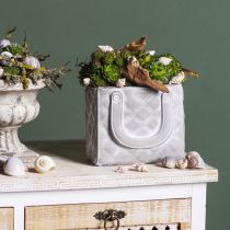 Product Plant Pot Concrete Planter Handbag 18×11×15.5cm