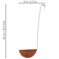 Product Plant Bowl Hanging Kitchen Decoration Trowel Rust Ø16.5cm 2pcs