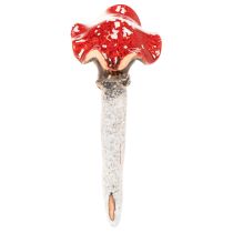 Product Red Mushroom Stick Figures – Boy and Girl Ceramic Set, 13cm – Pack of 2