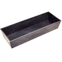 Product Versatile Rectangular Grey Planter Bowl – 37cm Durable Plastic for Indoor and Outdoor Use