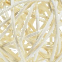 Product Bleached Rattan Balls Cream Ø5cm Set of 24