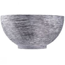 Product Bowl Round Plant Bowl Grey Black Ø45cm H22,5cm