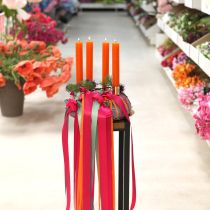 Product Taper candles colored orange 34mm x 300mm 4 pieces