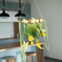 Product Scatter Decoration Wood Yellow Flowers Summer Table Decoration Ø2–6cm 20 pcs