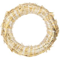 Product Straw wreath blank small straw wreath 15cm 3cm 10 pcs